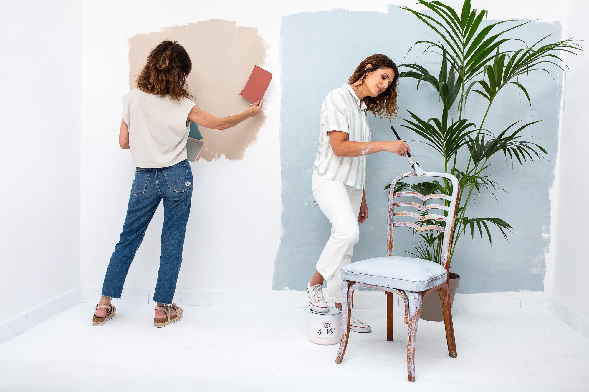 Gema Muñoz, creadora de De Tiza, pintar las casa para curar el alma. Foto cedida por la marca.