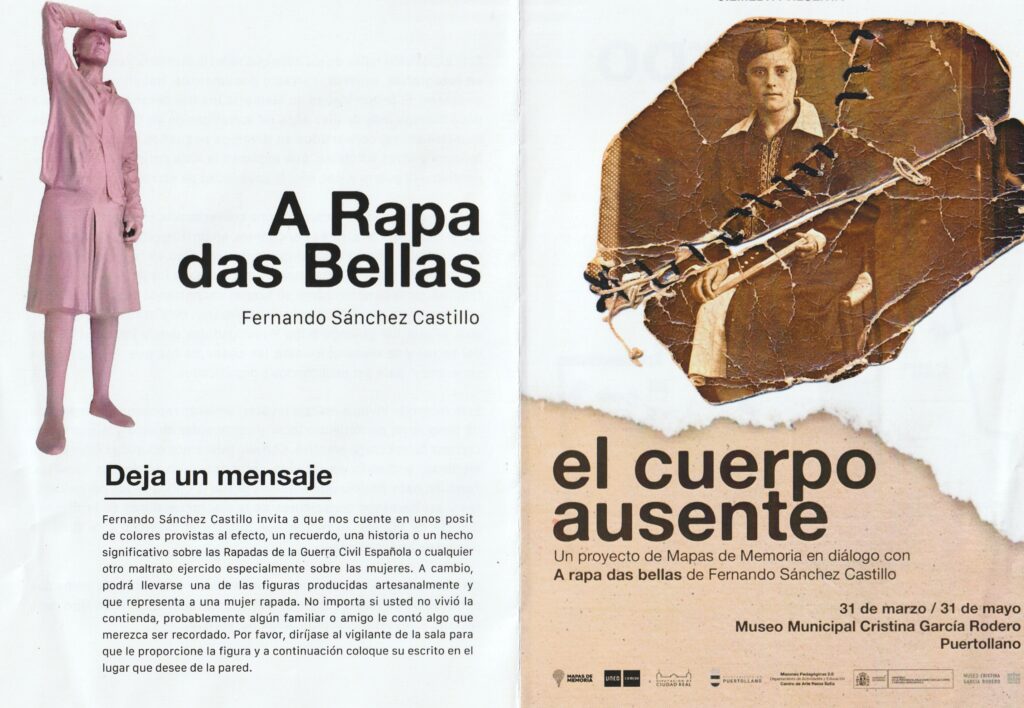 Díptico de la exposición que bucea en la memoria, abierta en el museo Cristina García Rodero, en Puertollano, hasta fin de mes.