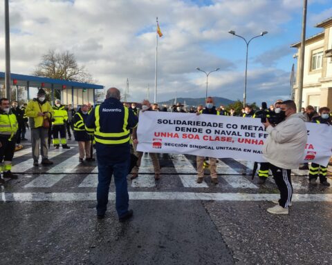 Protestas de trabajadores de Navantia Ferrol. Crónica Libre