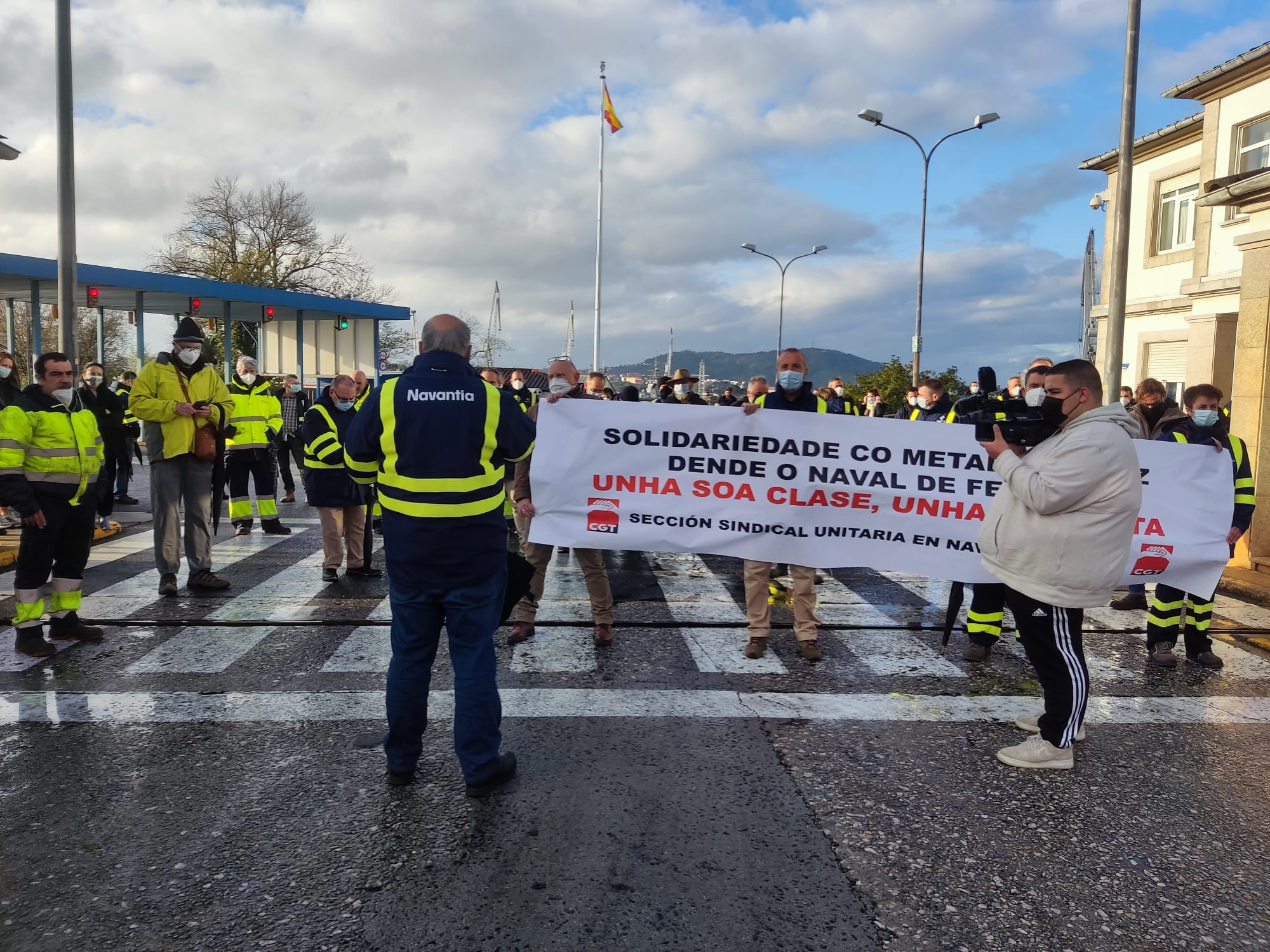 Protestas de trabajadores de Navantia Ferrol. Crónica Libre