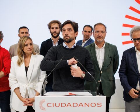 Ciudadanos en una rueda de prensa reciente.