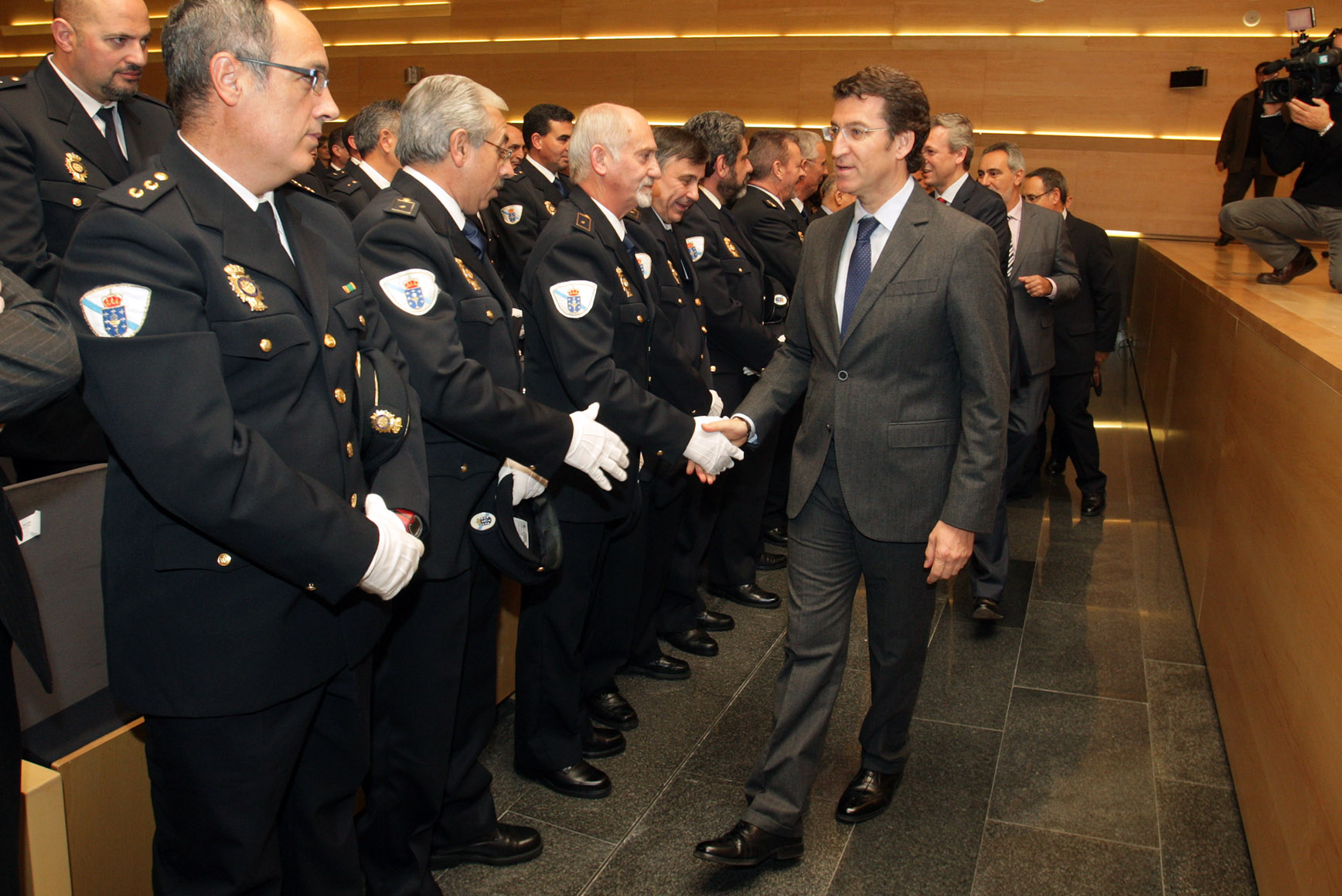 La policía de Feijóo