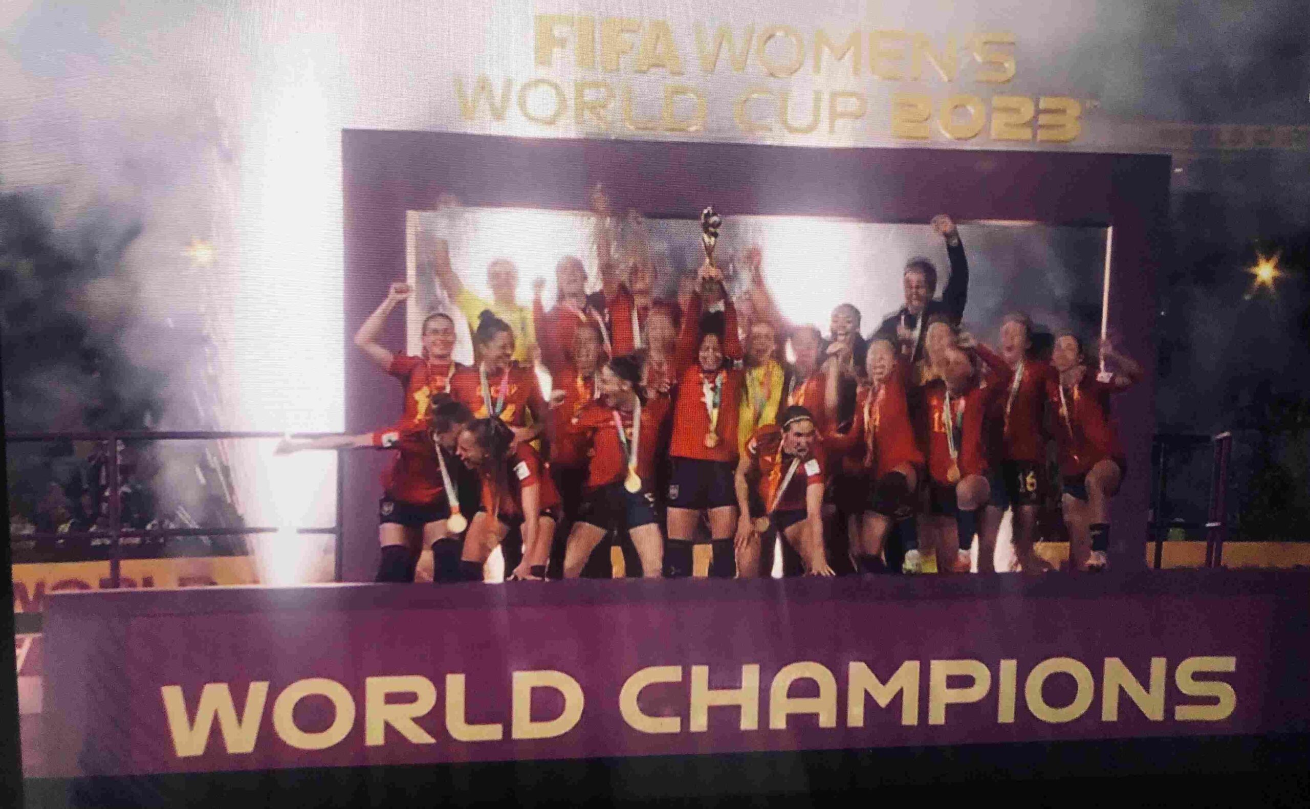 España campeona del mundo de fiutbol femenino.