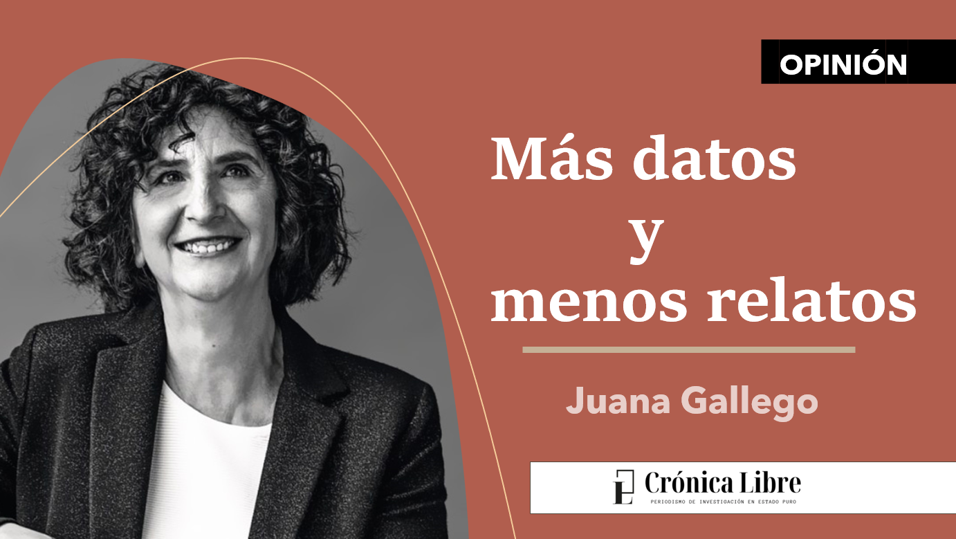 más datos y menos relatos